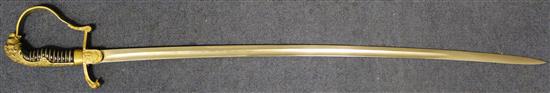 A Third Reich army officers sword, overall 35.75in.